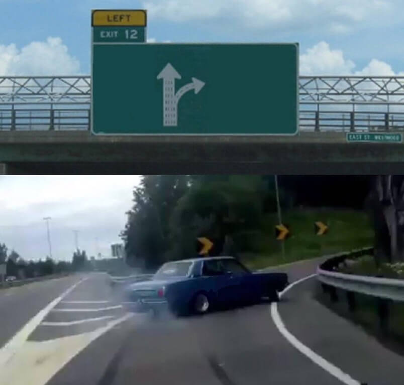 Car highway Meme Template Maker